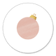 Weihnachtskugel rosa