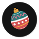 Bunte Weihnachtskugel
