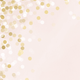 Gold Konfetti auf Rosa RO