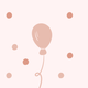 Luftballon Rosa Konfetti RO
