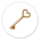 Schluessel Herz gold