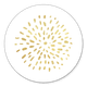 Feuerwerk gold auf weiss L