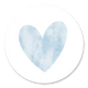 Herz Aquarell hellblau