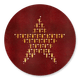 Stern Zusammen rot