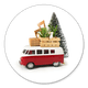 VW-Bus Weihnachten 1