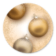 Weihnachtskugeln gold K