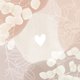 Herz und Blaetter pastell rosa A