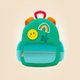Rucksack mit Stickern tuerkis A