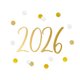 2026 gold-weiss Konfetti