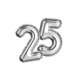 25 Luftballons silber R