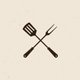 BBQ Besteck beige M