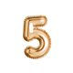 5 Folienballon gold R