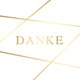 Danke Linien gold I