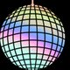 Discokugel bunt holo I