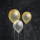 Luftballons auf Schwarz M