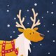 Rentier mit Schnee I