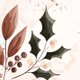 Blaetter und Stechpalme M