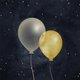 Luftballons gold-silber M