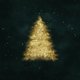 Goldener Weihnachtsbaum M