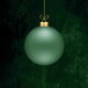 Gruene Weihnachtskugel L