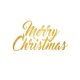 Merry Christmas auf weiss L