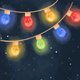 Lichterkette bunt M