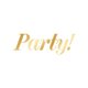 Party Schreibschrift gold 2 L