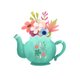 Teekanne mit Blumen L