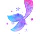 Mermaid lila L