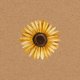 Sonnenblumen Kraftpapier L