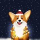 Corgi mit Lichtern I