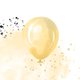 Ballon gold Aquarell T
