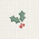 Ilexblaetter und Beeren T