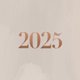 2025 Kupfer auf beige