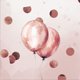 Rosa Luftballons Konfetti Aquarell T