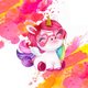 Unicorn Herzchenbrille A