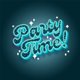 Party Time blau Neon A