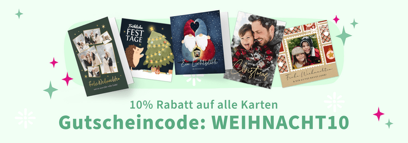 10% Rabatt auf alle Karten