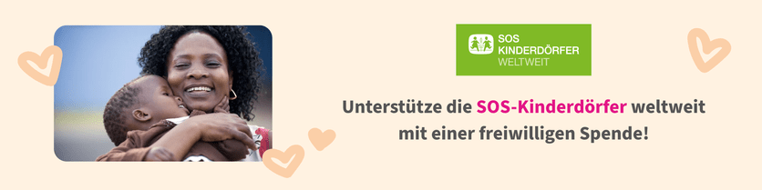 Unterstützen Sie die SOS-Kinderdörfer weltweit