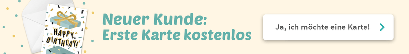 Erste karte gratis