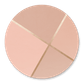 Geometrisch rosa