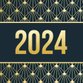 2024 gold Art Deco