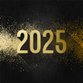 2025 gold 3D schwarz