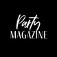 Party Magazine Schreibschrift weiss-schwarz L