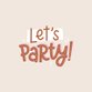 Let's party rostrot-altrosa T