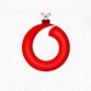 Vodafone Weihnachtskugel Logo V