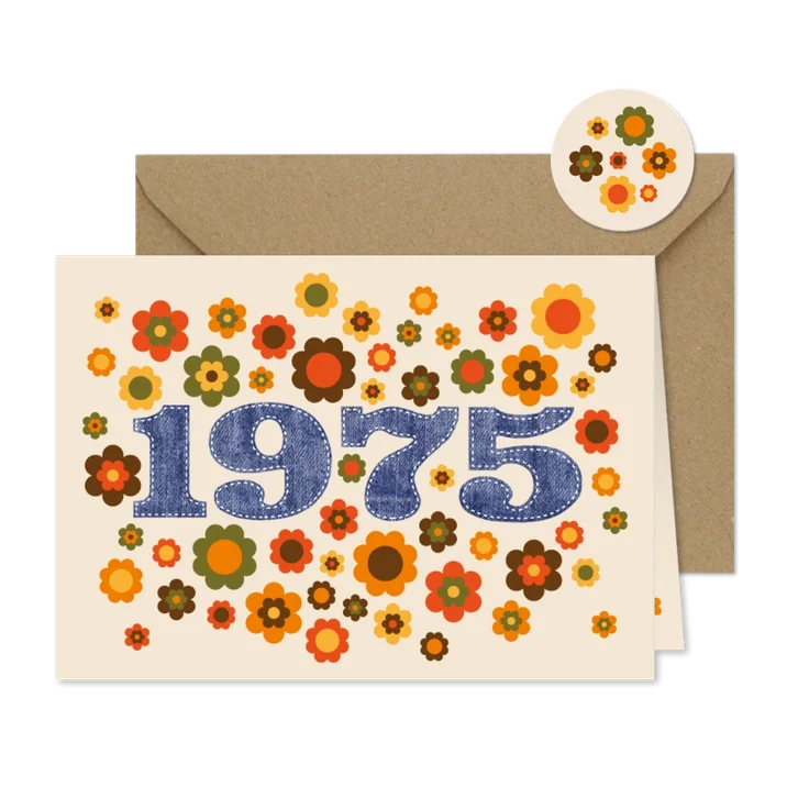 Einladung Geburtstag Seventies 1975