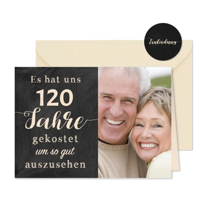 Einladung Gemeinsam Gut aussehen 120
