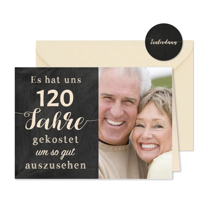 Einladung Gemeinsam Gut aussehen 120