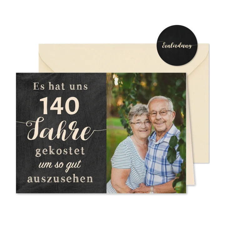 Einladung Gemeinsam Gut aussehen 140